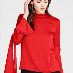 Rachel Roy size 10 red blouse